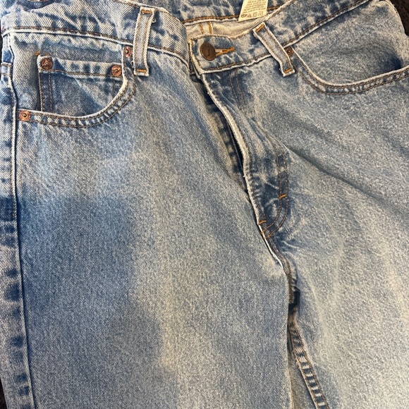 Vintage 90s Jordache Light Blue Denim Jeans high raise tapered mom jeans 11/12 - Picture 4 of 7